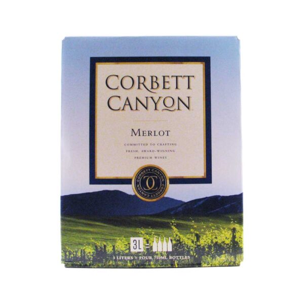 Corbett Canyon Merlot Box Wine 3L