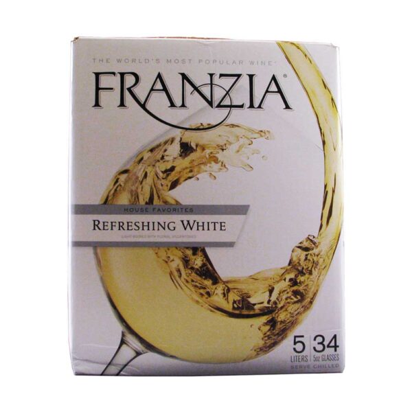 Franzia Refreshing White Box Wine 5L