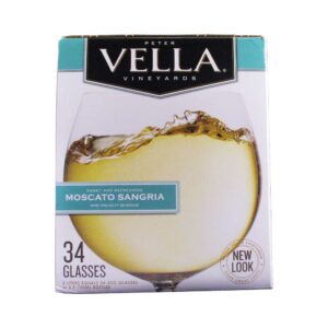 Peter Vella Moscato Sangria Box Wine 5L