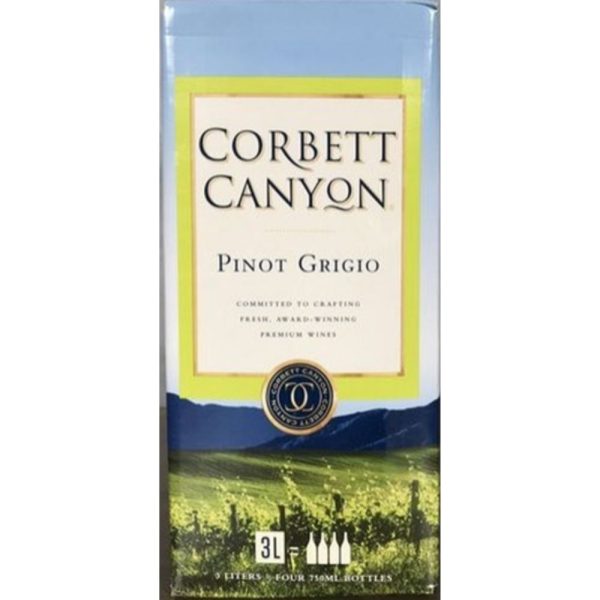 Corbett Canyon Pinot Grigio Box Wine 3L