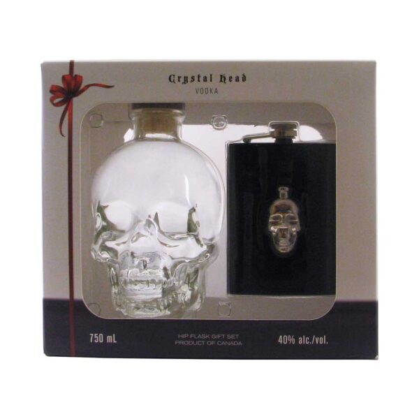 Crystal Head Vodka 750ml with Skull Flask