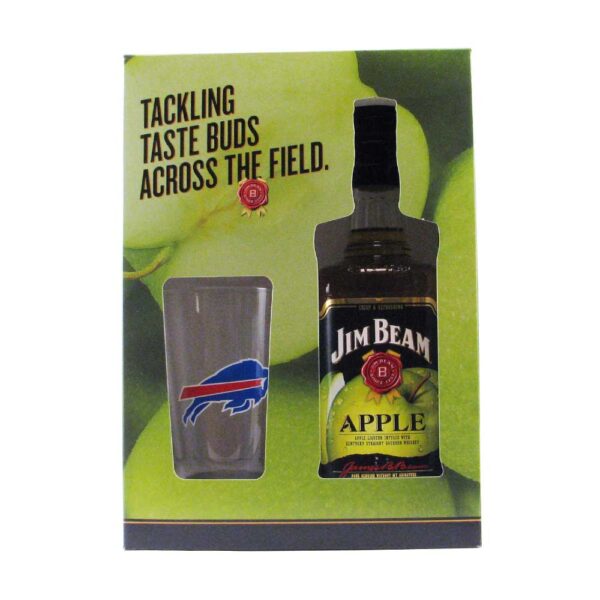 Jim Beam Apple Bourbon Bills Gift Set 750ml