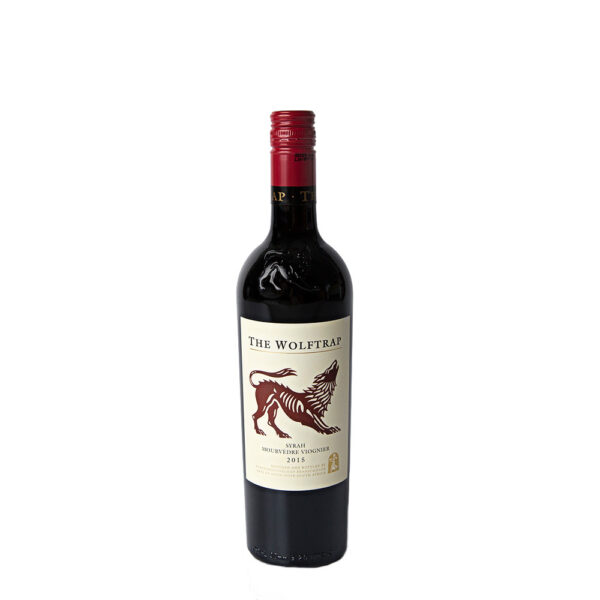 The Wolftrap Red Blend 750ml - The Wolftrap is a spicy, aromatic, red blend that has been French oak matured. The name is a tribute to the pioneers who in the early days of the Cape erected a wolf trap at Boekenhoutskloof. To date, no wolf either real or mystical has been seen in the valley.