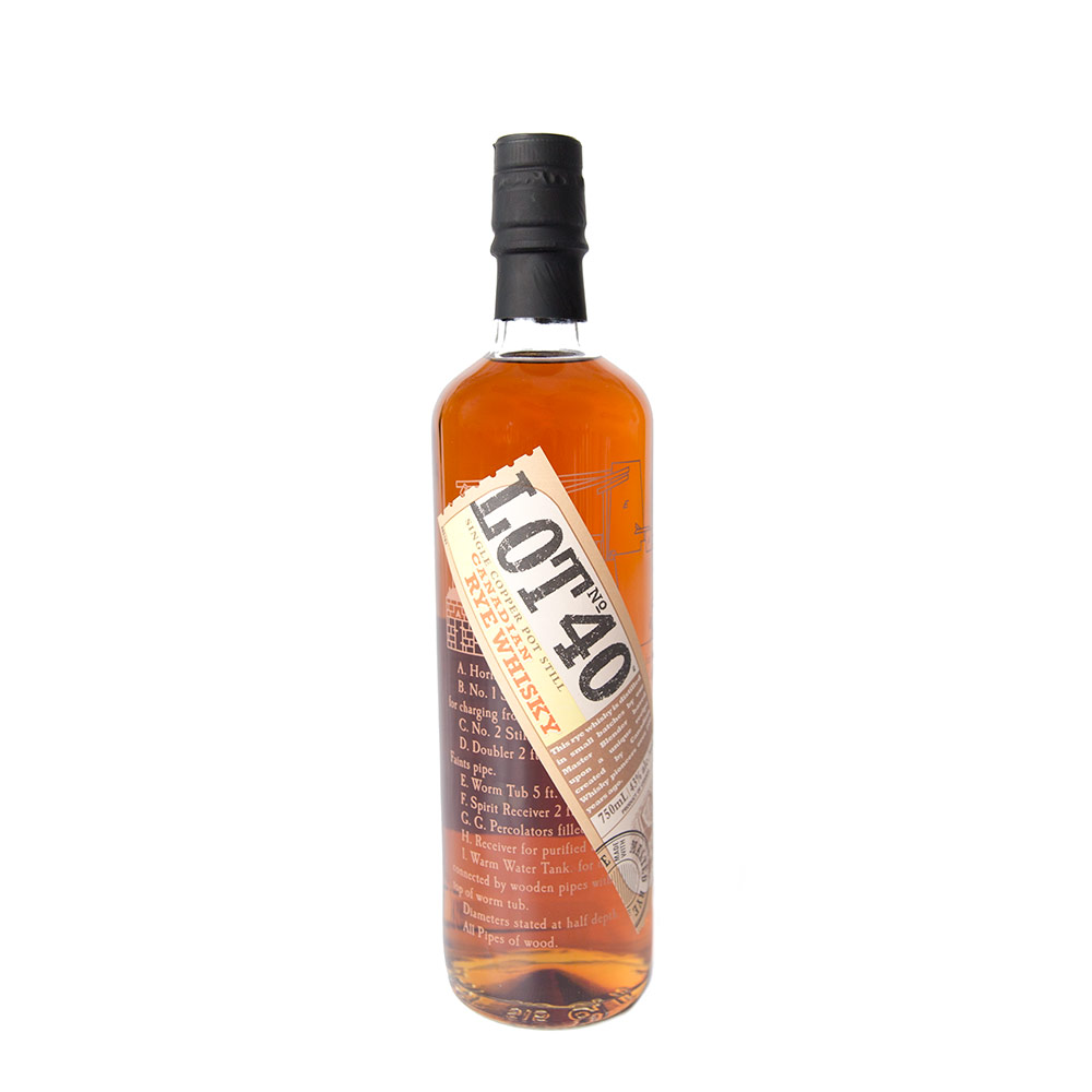 Lot 40 Canadian Rye Whisky 750ml Elma Wine Liquor Lot 40 Canadian Rye Whisky 750ml Elma Wine Liquor