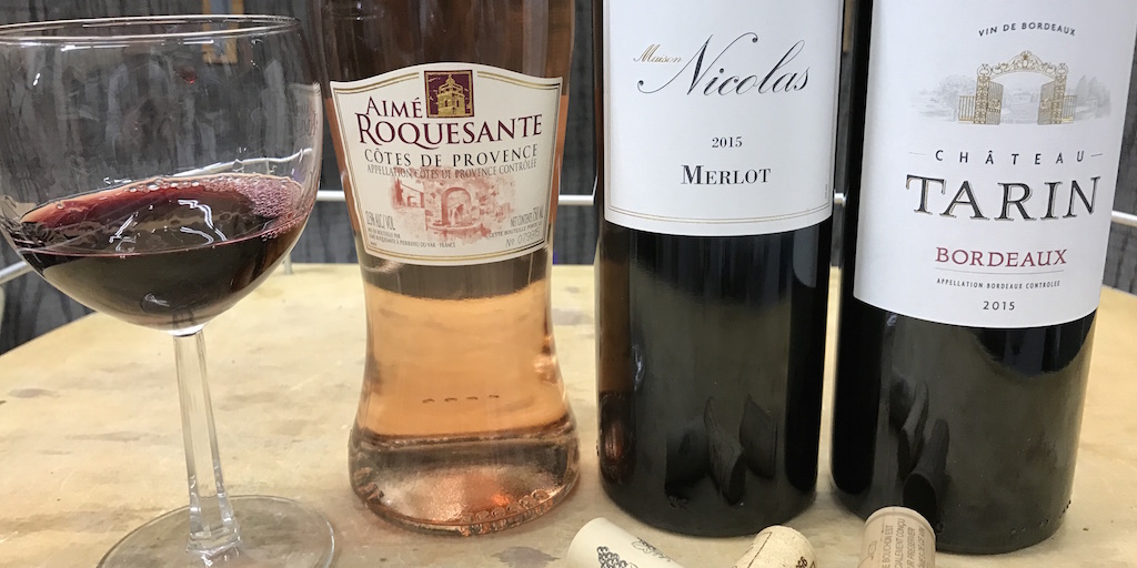 Tasting French Wines: Rosé, Merlot & Bordeaux