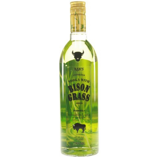 Baks Bison Grass Vodka 750ml