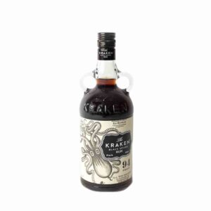 The Kraken Black Spiced Rum White Label 750mL