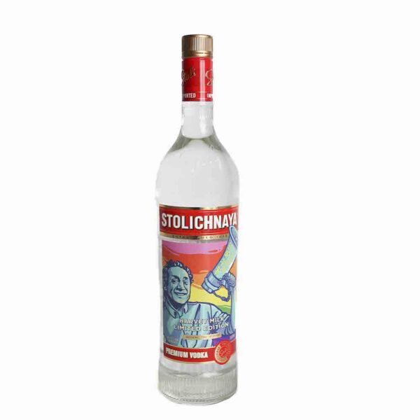 Stolichnaya Vodka Harvey Milk Limited Edition 1L