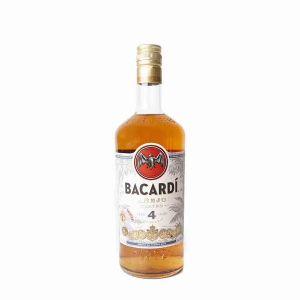Bacardi Anejo Cuatro Gold Rum 750ml