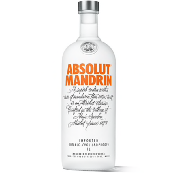Absolut Vodka Mandrin 1L