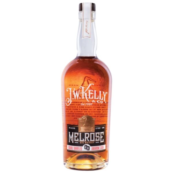 J.W. Kelly Melrose Double Barreled Amarone Cask Aged Rye Whiskey 750ml