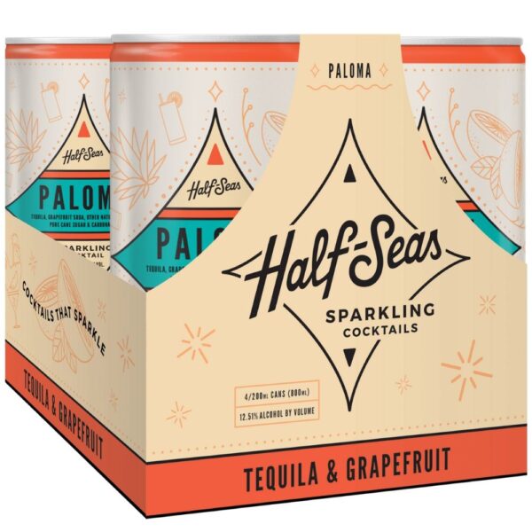 Half Seas Paloma Sparkling Cocktail 4 X 200mL