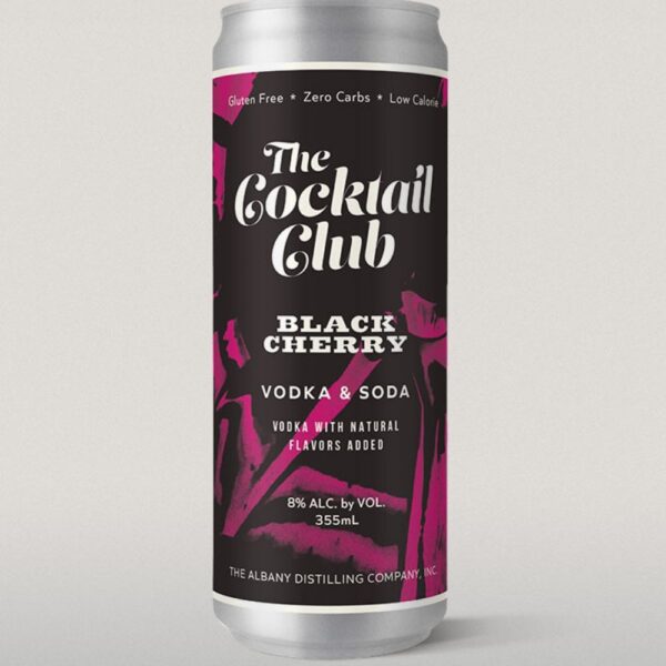 The Cocktail Club Black Cherry Vodka Soda 355ml