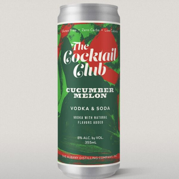 The Cocktail Club Cucumber Melon Vodka Soda 355ml