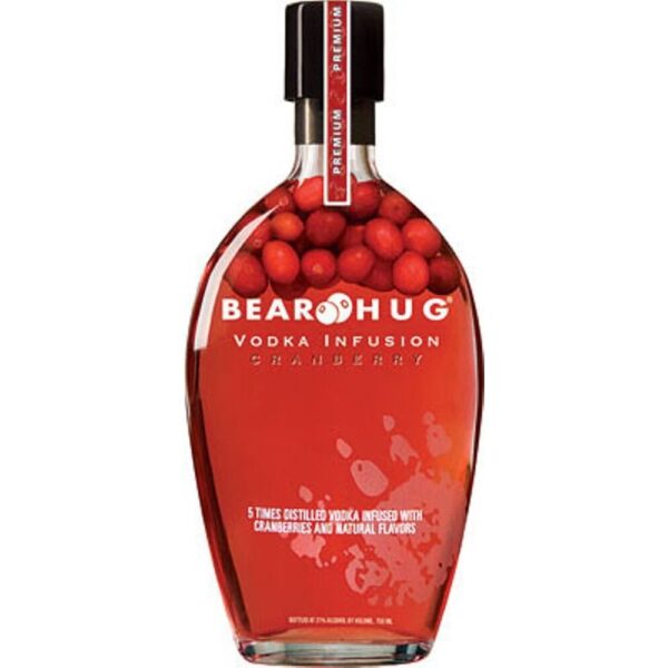 Bear Hug Vodka Infusion Cranberry 750ml