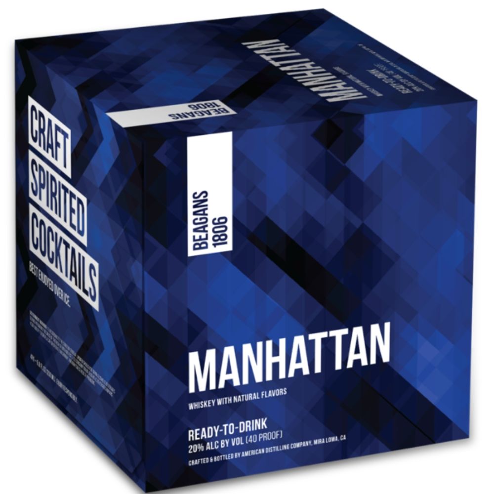 Beagans 1806 Manhattan Cocktail 4 Pack