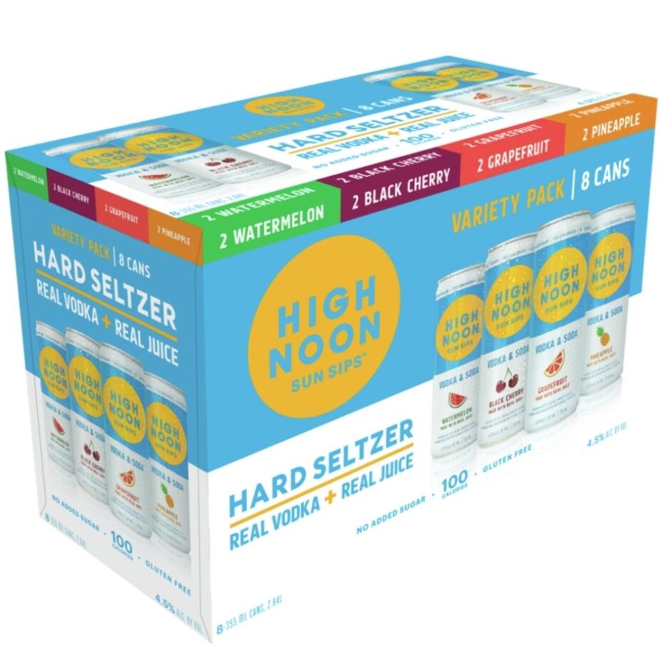 High Noon Vodka & Soda Variety 8 Pack 355ml | Elma Wine & Liquor