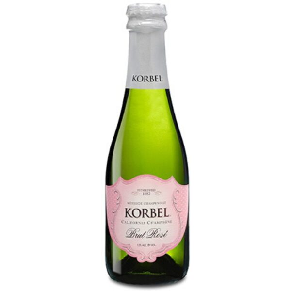 Korbel Brut Rosé Champagne 187mL