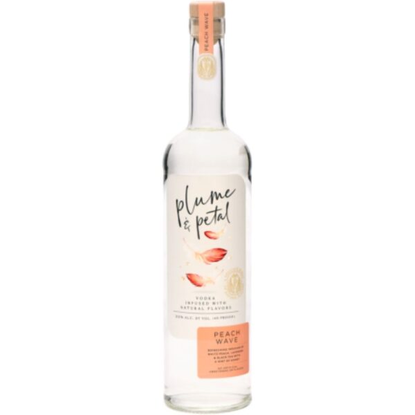 Plume & Petal Peach Wave Vodka 750mL