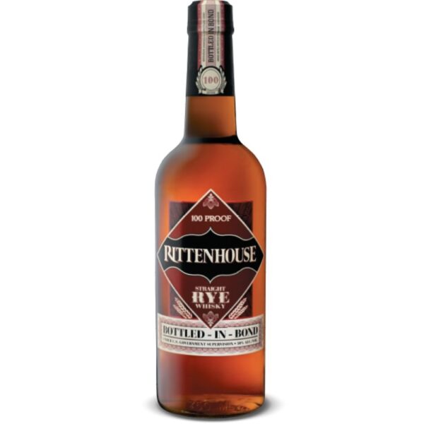Rittenhouse Bottled In Bond Straight Rye Whisky 750mL