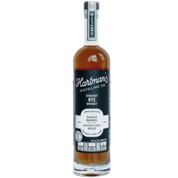 Hartman's Distilling Co. Single Barrel Straight Rye Whiskey 750mL