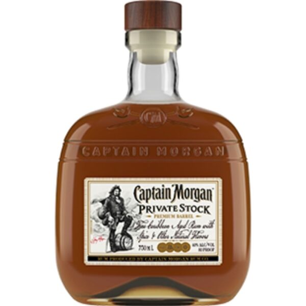 Captain Spiced Rum Private Stock 750mL Elma Wine & Liquor