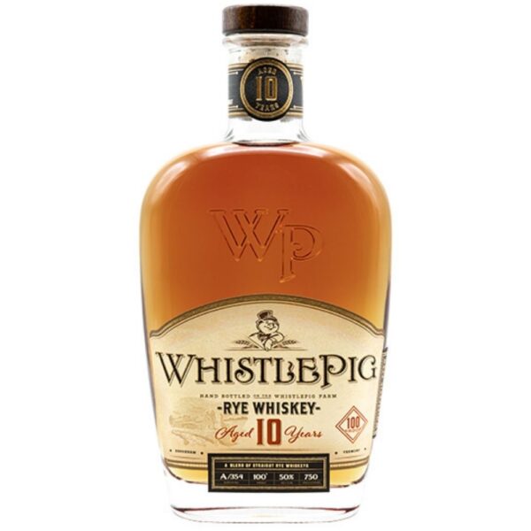 WhistlePig 10 Year Old Rye Whiskey 750mL