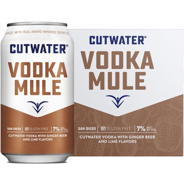 Cutwater Fugu Vodka Mule 4 Pack 355mL