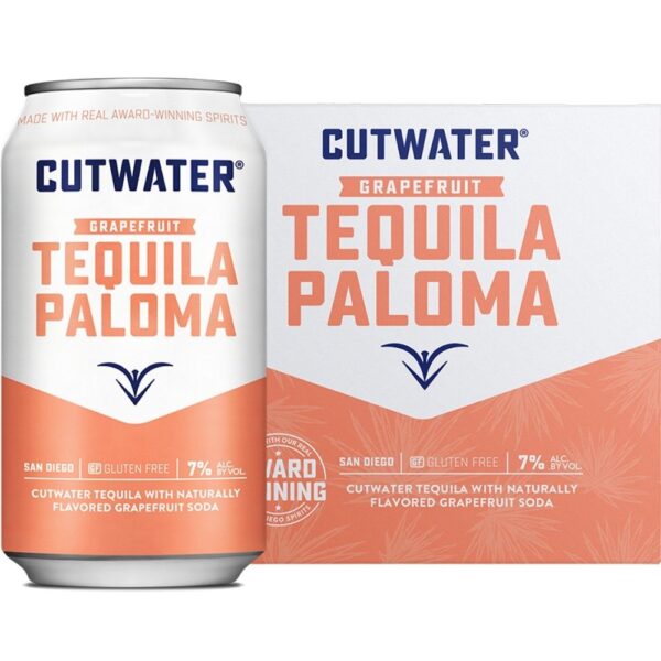 Cutwater Spirits Grapefruit Paloma Cocktail 4 Pack 355mL