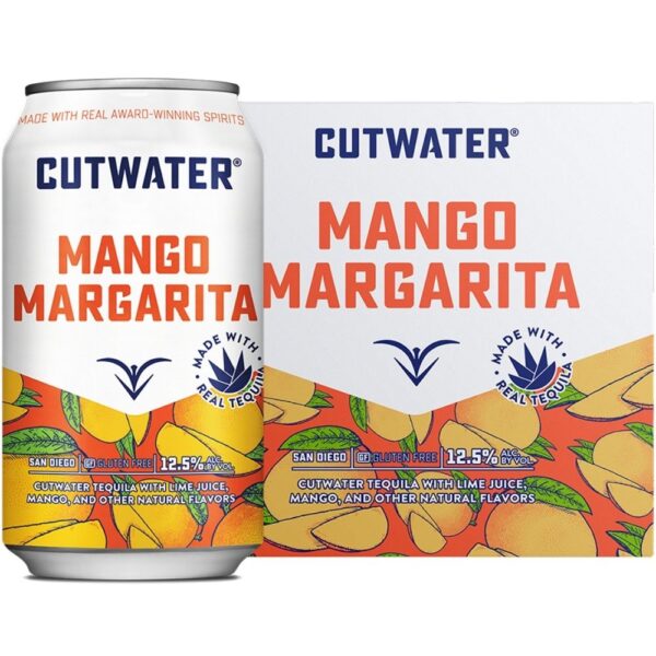 Cutwater Spirits Mango Margarita 4 Pack 355mL