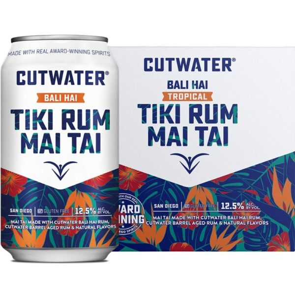 Cutwater Spirits Tiki Rum Mai Tai 4 Pack 355mL