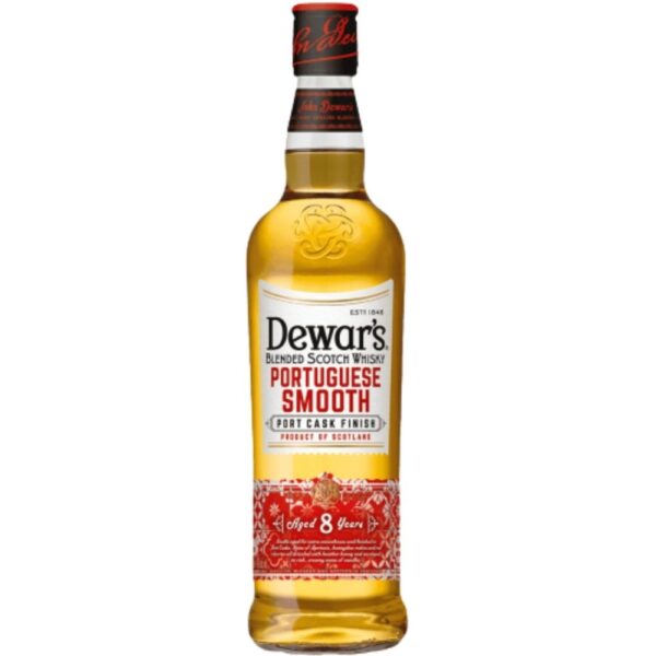 Dewars Portuguese Smooth Port Cask Finish 8 Year Old Blended Scotch Whisky 750mL