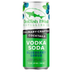 Dogfish Head Distilling Co Blueberry Shrub Vodka Soda 4 Pack 355mL