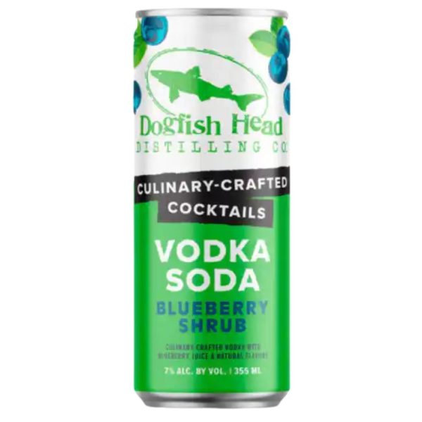 Dogfish Head Distilling Co Blueberry Shrub Vodka Soda 355mL