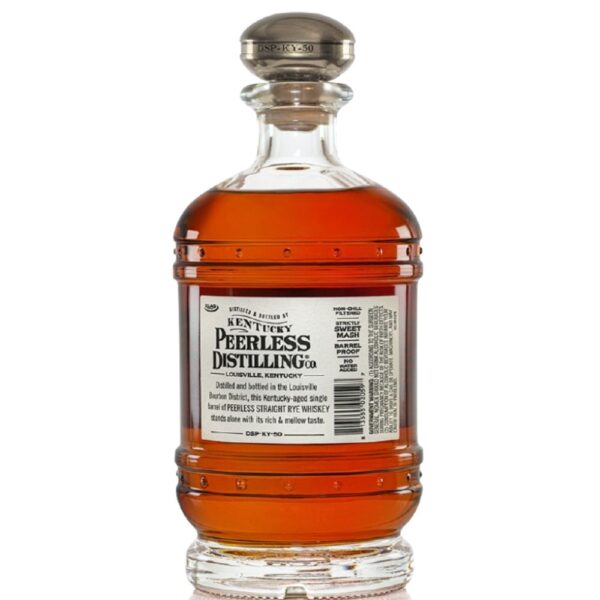 Peerless Single Barrel Store Pick Straight Rye Whiskey 750mL - Image 2