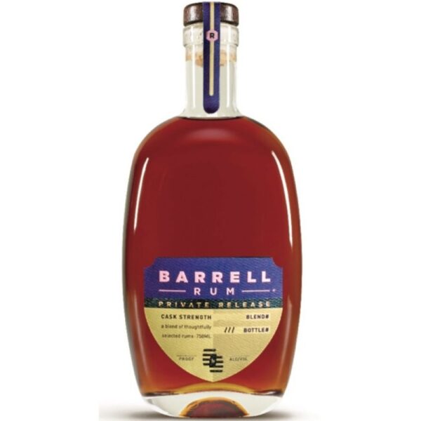 Barrel Craft Spirits Private Release Rum Batch J807 Cask Strength 750mL