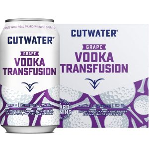 Cutwater Spirits Grape Vodka Transfusion 4 Pack 355mL