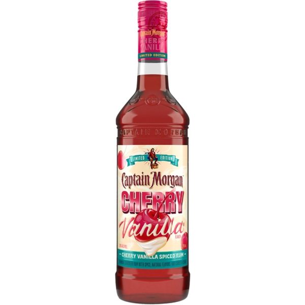 Captain Morgan Limited Edition Cherry Vanilla Spiced Rum 750mL