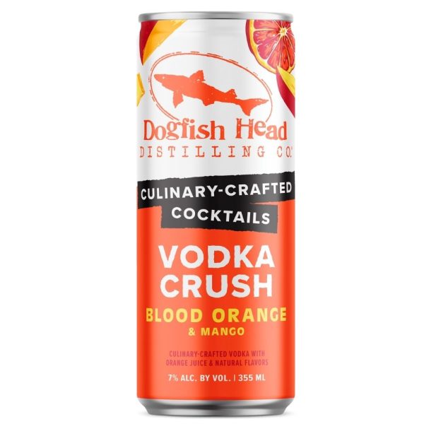 Dogfish Head Distilling Co Blood Orange & Mango Vodka Crush 355mL