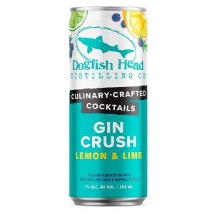 Dogfish Head Distilling Co Lemon & Lime Gin Crush 4 Pack 355mL