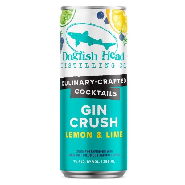 Dogfish Head Distilling Co Lemon & Lime Gin Crush 355mL