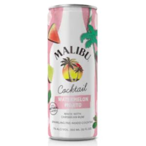 Malibu Watermelon Mojito Cocktail 4 Pack 355mL