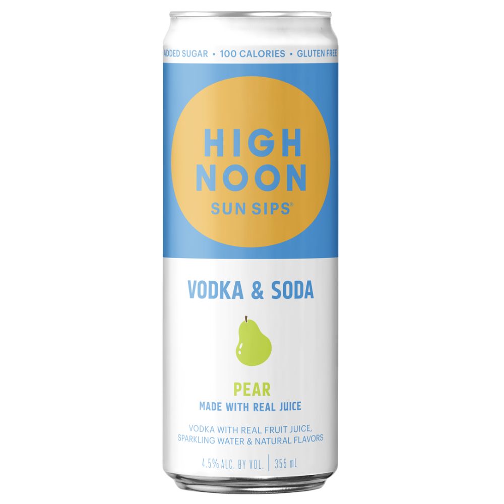 High Noon Pear Vodka & Soda 355ml 4 Pack