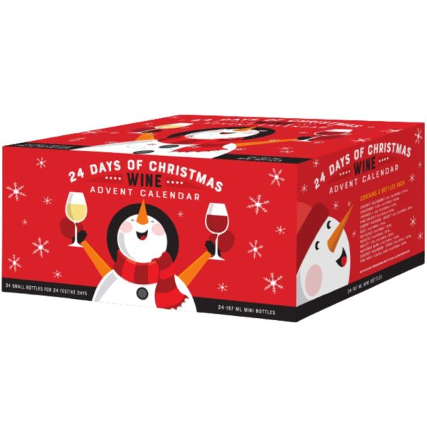 Wine Advent Calendar Joyful Snowman American Vintners