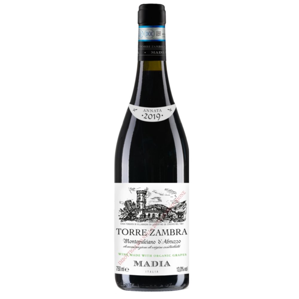 Torre Zambra Madia Organic Montepulciano d'Abruzzo 2019 750mL