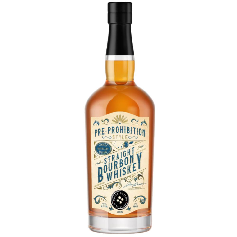 Black Button Pre Prohibition Straight Bourbon Whiskey 750mL