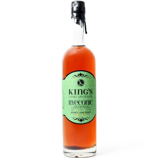 Kings Family Distillery Ryeconic Honey Cask Finish Straight Rye Whiskey 750mL