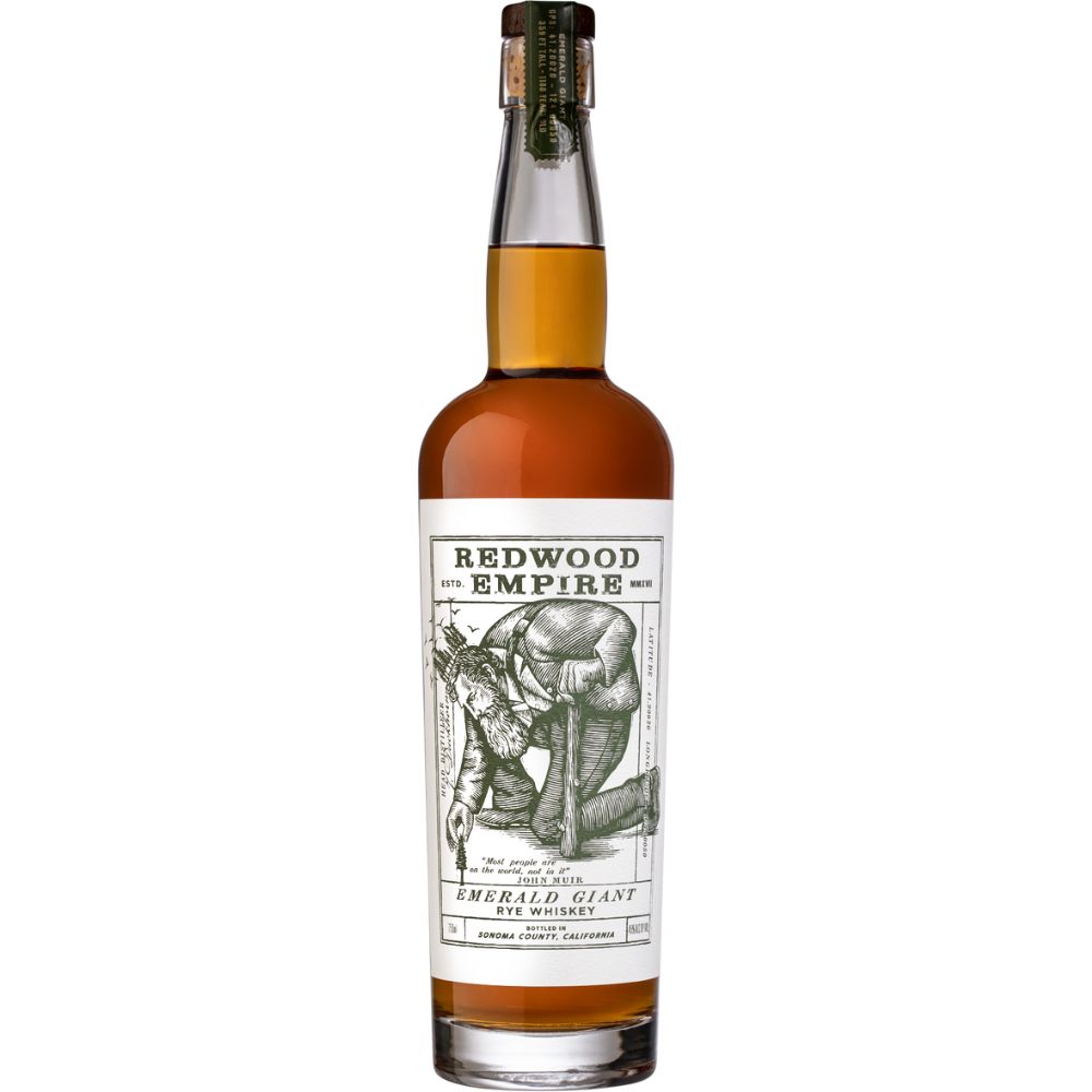 Redwood Empire Emerald Giant Rye Whiskey 750mL