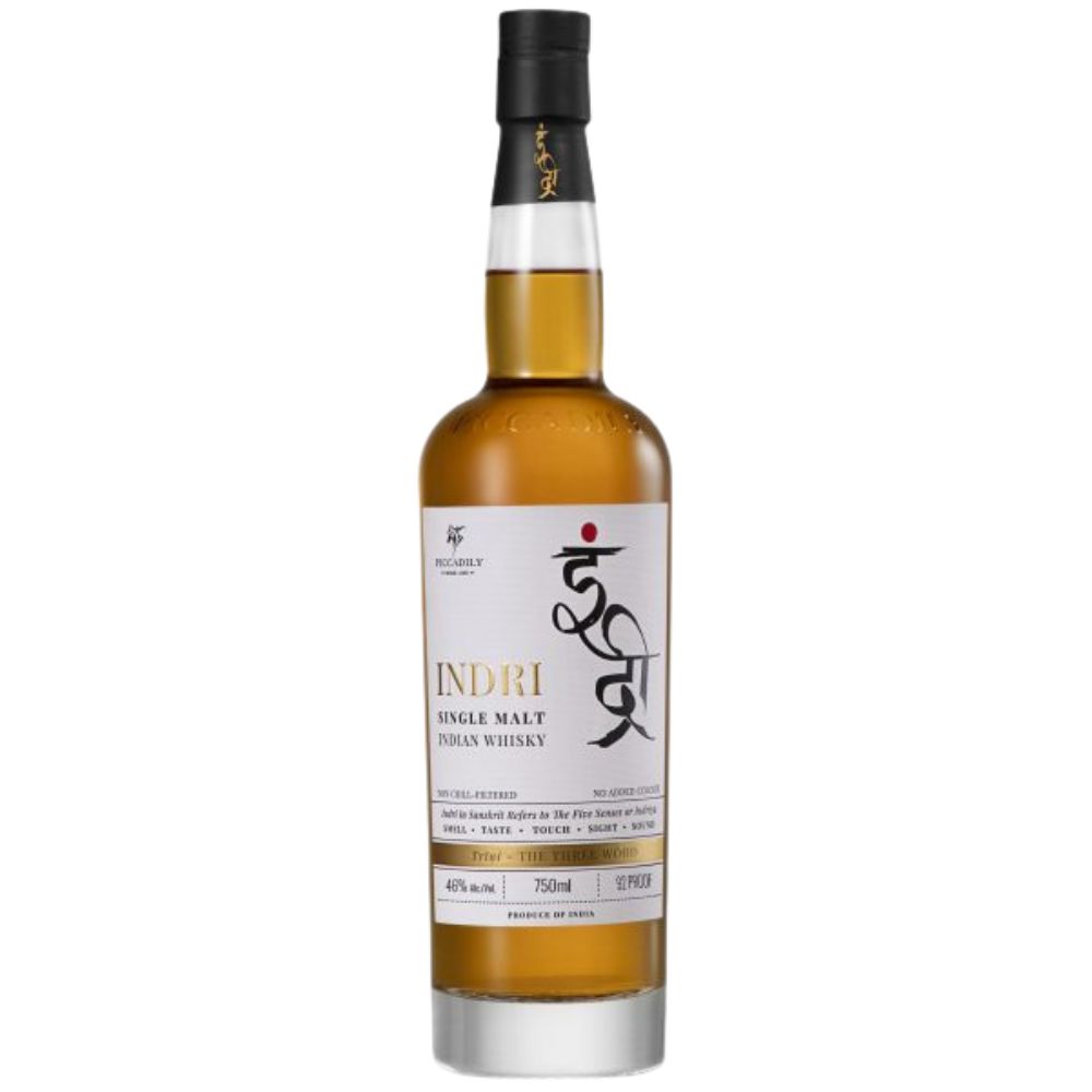 Indri Trini Single Malt Indian Whisky 750mL