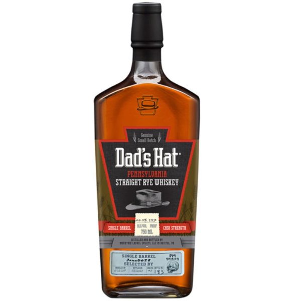 Dads Hat Cask Strength Single Barrel Straight Rye Whiskey 750mL
